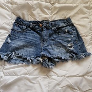 Denim shorts